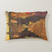 ジョン・エベレット・ミレー作「落ち葉」 アクセントクッション (正面)