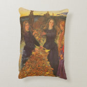 ジョン・エベレット・ミレー作「落ち葉」 アクセントクッション (裏面(縦))