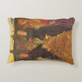 ジョン・エベレット・ミレー作「落ち葉」 アクセントクッション (裏面)