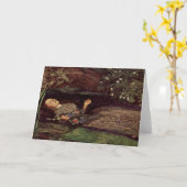 ジョン・エヴァレット・ミレーオフェリアの挨拶状 カード (黄色い花)