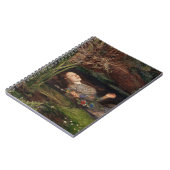 ジョン・エヴァレット・ミレー著オフェリア ノートブック (左側)