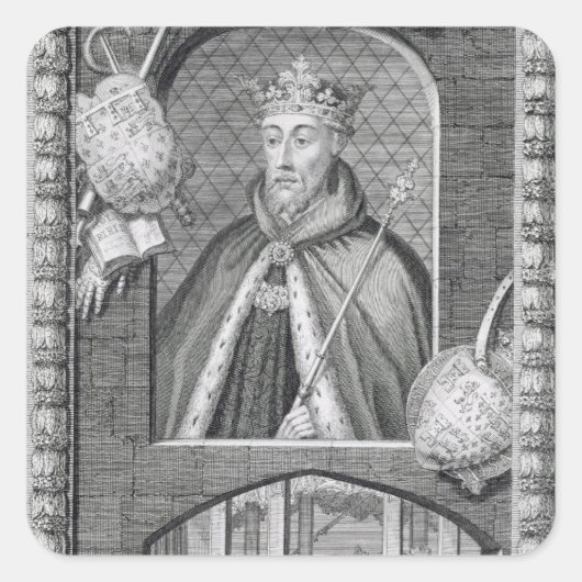 ジョン・オブ・ギャント、ランカスター公（1340年～99年） スクエアシール (正面)