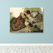 ジョン・オードボンによる手荒いグロース キャンバスプリント (インサイチュ (ウッドフロア))