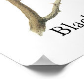 ジョン・オードボン、黒いキャップの《鳥》アメリカゴガラ ポスター (角)