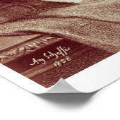 ジョン・カルビンポートレート（1509年～1564年）(版木、銅版、版画) ポスター (角)