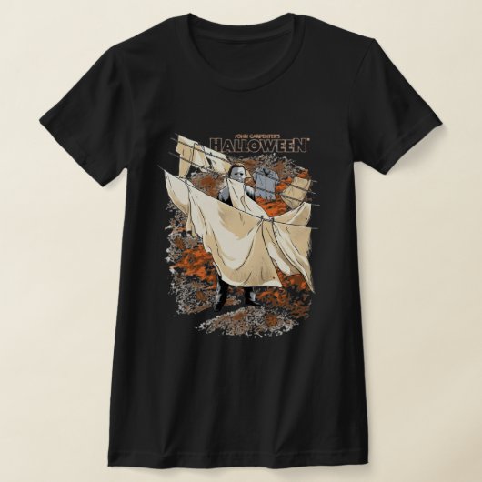 ジョン・カーペンターズ・ハロウィン公式 マイケル・マイヤーズ Tシャツ (レイダウン)