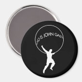 ジョン・ガルトって誰だ？磁石 マグネット (正面/裏面)