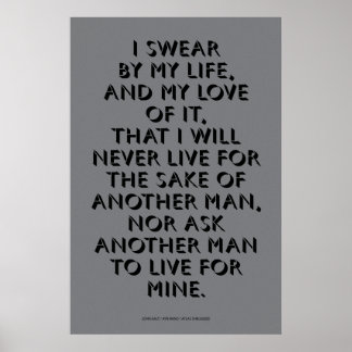 ジョン・ガルトの誓約 ポスター