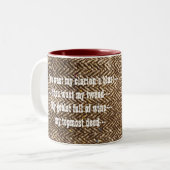 ジョン・キーツのツイードの文学的なマグ ツートーンマグカップ (正面左)