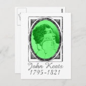 ジョン・キーツ ポストカード (正面/裏面)