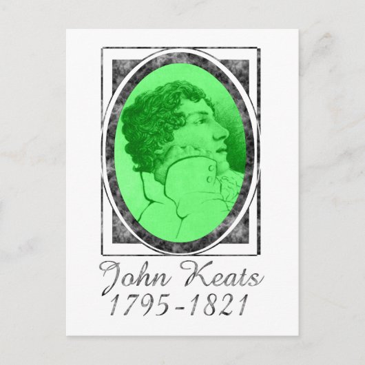 ジョン・キーツ ポストカード (正面)