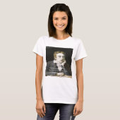ジョン・キーツ "Fresh Kisses" 愛の名言ギフト＆カード Tシャツ (正面フル)