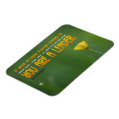 ジョン・クインシー・アダムス感動的引用文・リーダー・フレキシ マグネット (左側)