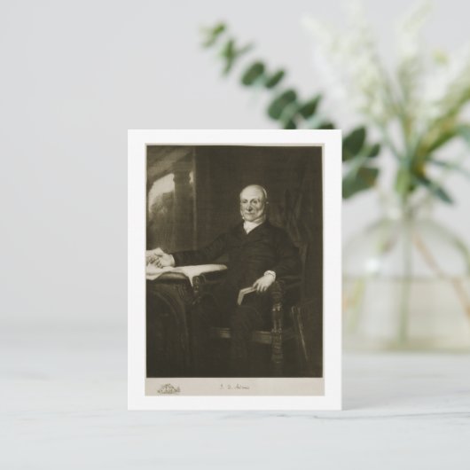 ジョン・クインシー・アダムス第6代大統領統一された ポストカード (スタンド正面)