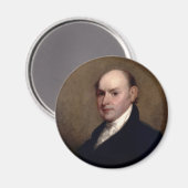 ジョン・クインシー・アダムス米大統領（ギルバート・スチュアート） マグネット (正面/裏面)