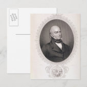 ジョン・クインシー・アダムス ポストカード (正面/裏面)