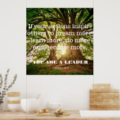 ジョン・クインシー・アダムス。君はもし人のインスパイア行動だ。 ポスター (キッチン)