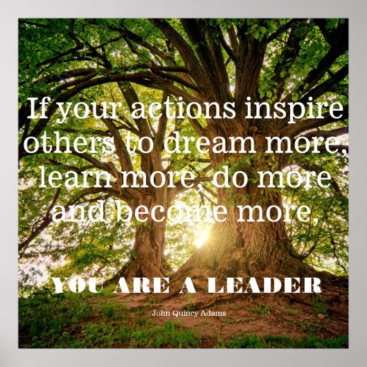 ジョン・クインシー・アダムス。君はもし人のインスパイア行動だ。 ポスター (正面)