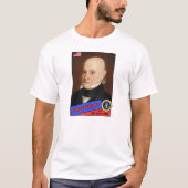 ジョン・クインシー・アダムズ 野球カード Tシャツ (正面)