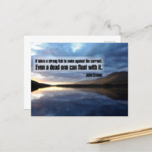 ジョン・クロウ感動的引用文「強い魚」