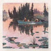 ジョン・ク素晴らしリマーのキャッチ ガラスコースター (正面)