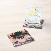 ジョン・ク素晴らしリマーのキャッチ スクエアペーパーコースター (インサイチュ)