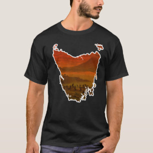 ジョン・グラバー・ファン・ディエンマンのランドタスマニア先住民 Tシャツ
