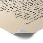 ジョン・ケイツパーティーによる恋人詩ヴィンテージ ポスター (角)