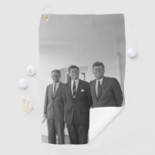 ジョン・ケネディ大統領とアメリカキャメロット兄弟 ゴルフタオル (インサイチュ)