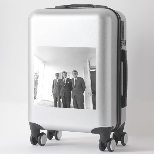 ジョン・ケネディ大統領とアメリカキャメロット兄弟 シール (スーツケース)