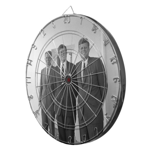 ジョン・ケネディ大統領とアメリカキャメロット兄弟 ダーツボード (正面右)
