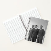 ジョン・ケネディ大統領とアメリカキャメロット兄弟 ノートブック (内部)