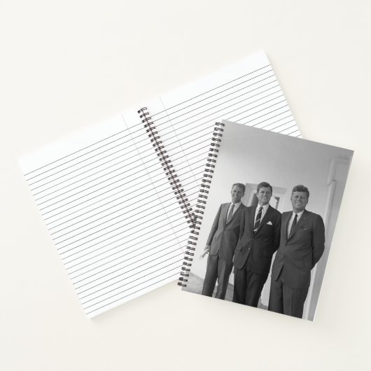 ジョン・ケネディ大統領とアメリカキャメロット兄弟 ノートブック (内部)