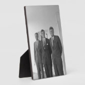 ジョン・ケネディ大統領とアメリカキャメロット兄弟 フォトプラーク (側面)