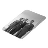 ジョン・ケネディ大統領とアメリカキャメロット兄弟 マグネット (左側)