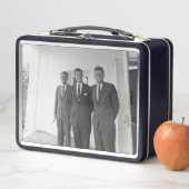 ジョン・ケネディ大統領とアメリカキャメロット兄弟 メタルランチボックス (インサイチュ)