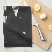 ジョン・ケネディ第35代米国大統領の会議 キッチンタオル (四つ折り)