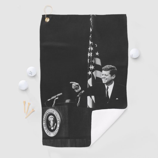 ジョン・ケネディ第35代米国大統領の会議 ゴルフタオル (インサイチュ)