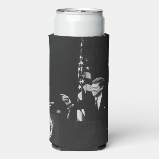 ジョン・ケネディ第35代米国大統領の会議 スリム缶クーラー (Seltzer裏面)