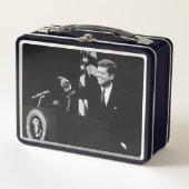 ジョン・ケネディ第35代米国大統領の会議 メタルランチボックス (正面)