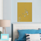 ジョン・ケネディ第35代米国大統領の会議 箔ポスター (インサイチュ (寝室))