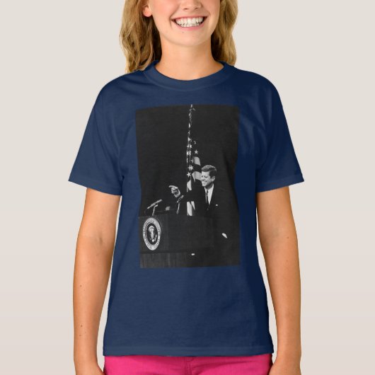ジョン・ケネディ第35代米国大統領の会議 Tシャツ (正面)