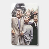 ジョン・ケネディ・ホワイトハウス大統領との兄弟 バッジ (裏面)