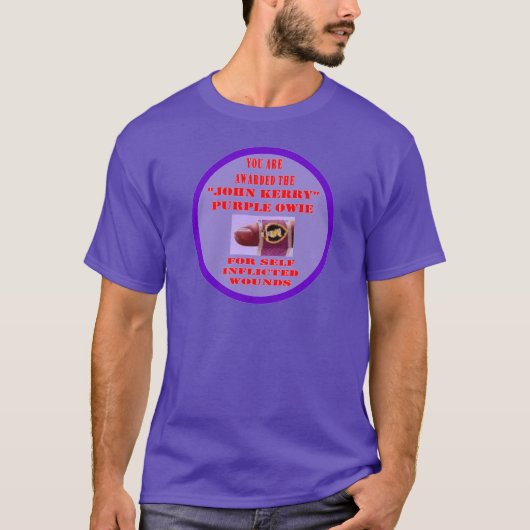 ジョン・ケリー・パープル・オウィー Tシャツ (正面)
