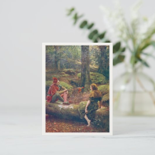 ジョン・コリアーの絵画付きのポストカード ポストカード (スタンド正面)