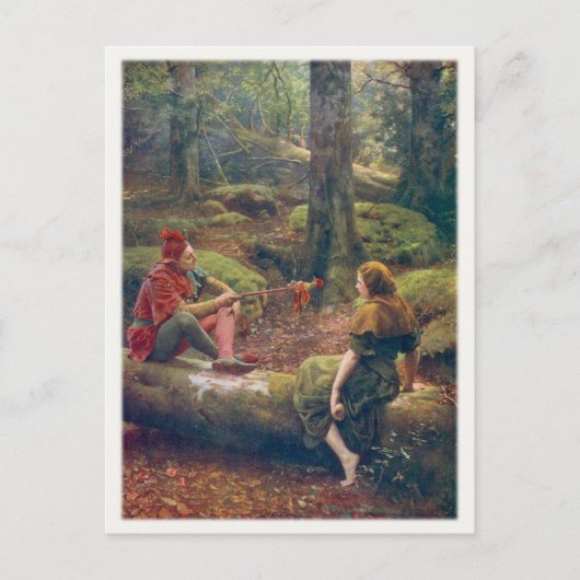 ジョン・コリアーの絵画付きのポストカード ポストカード (正面)