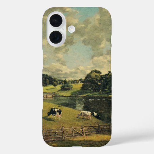 ジョン・コンスタブルによる「ウィヴンホー・パーク」 Case-Mate iPhoneケース (裏面)