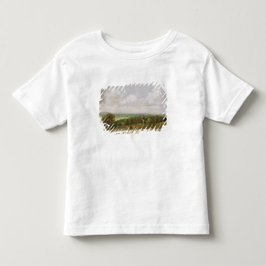 ジョン・コンスタブル|の景色: Sufの耕す場面 トドラーTシャツ (正面)