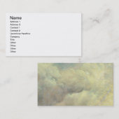 ジョン・コンスタブル|の雲の勉強、c.1821 (canvaの油 名刺 (正面/裏面)