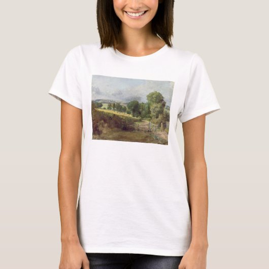 ジョン・コンスタブル|フェンの車線への入口 Tシャツ (正面)